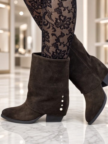 Botine/Ghete dama piele naturala MANOS.RO BT338