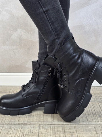 Botine/Ghete dama piele naturala MANOS.RO GD2591 - Img 2