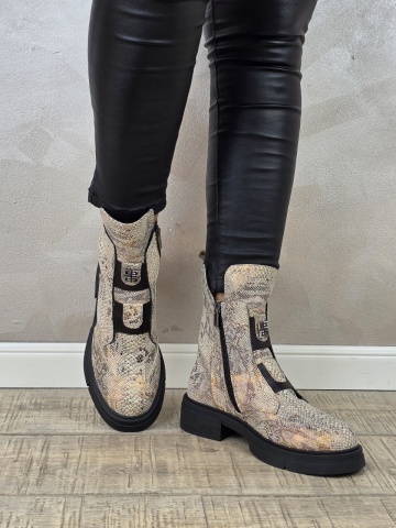 Ghete casual dama MANOS.RO piele naturala GD2332 - Img 4
