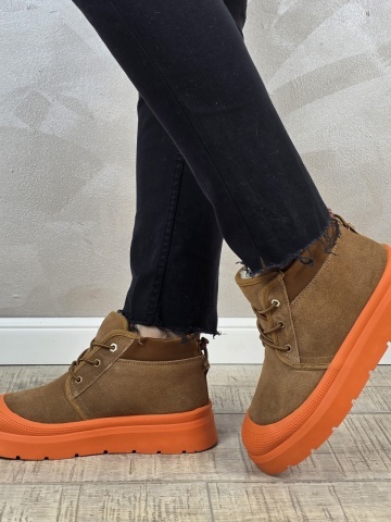 GHETE dama sport/casual Feel piele naturala GD2403