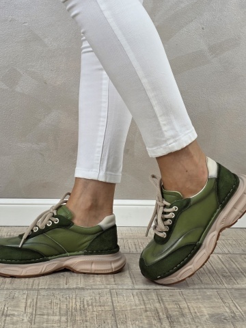 GHETE/Pantofi dama sport FRANCO GERARDO piele naturala PS611
