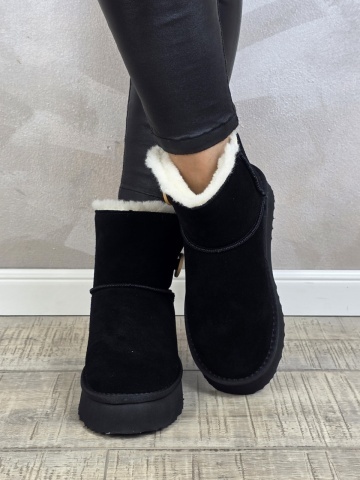 MANOS.RO Ghete dama piele naturala Water Repellent ANA VIOTTI GD2526 - Img 4