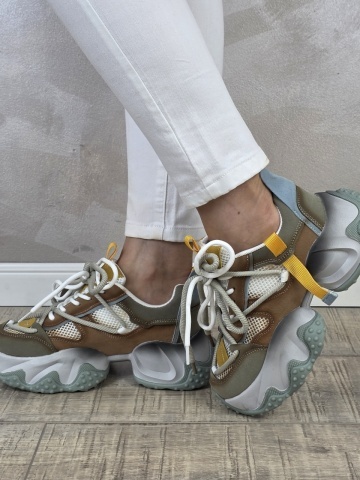 MANOS.RO Pantofi dama casual sport piele naturala FEEL PS750 - Img 5