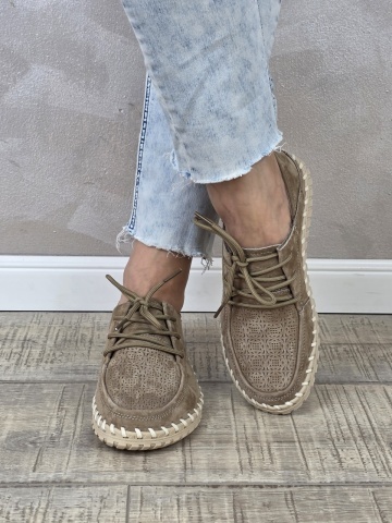 MANOS.RO Pantofi dama casual sport piele naturala FILIPPO PC2393 - Img 2