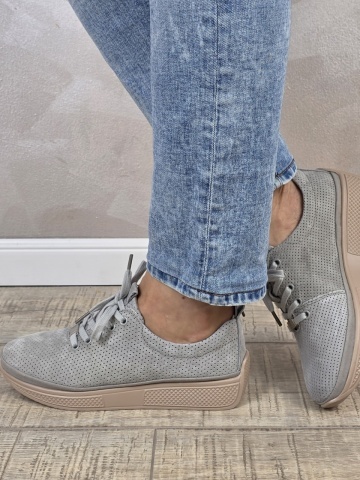 MANOS.RO Pantofi dama casual sport piele naturala FILIPPO PC2430 - Img 3