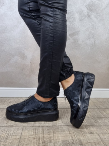 Pantofi casual dama piele naturala MANOS.RO PC1585 - Img 2