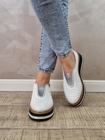 Pantofi casual/sport dama MANOS.RO piele naturala PC2210 - Img 2