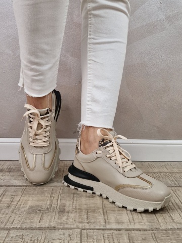 Pantofi casual/sport dama MANOS.RO piele naturala PS486 - Img 3