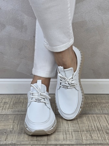 Pantofi casual/sport dama MANOS.RO piele naturala PS732 - Img 2
