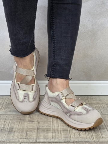 Pantofi dama casual Formazione piele naturala PV2147 - Img 3