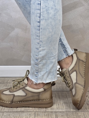 Pantofi dama casual Franco piele naturala PC2347 - Img 2