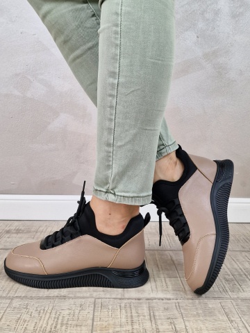 Pantofi dama sport FORMAZIONE piele naturala PS532 - Img 4