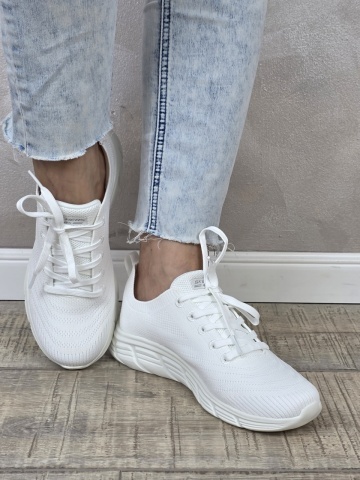 Pantofi dama sport Skechers® Bobs B Flex W 117591 WHT - Img 5