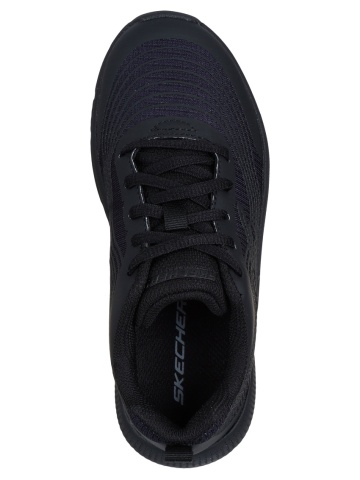 Pantofi dama sport Skechers®- negri, GLIDE-STEP, din material textil 303576L BBK - Img 3
