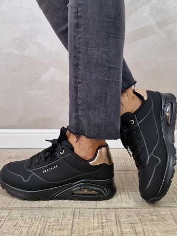 Pantofi dama sport Skechers UNO LITE 310545L BBK - Img 5