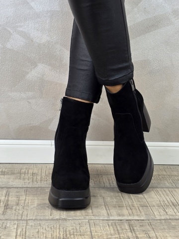 Botine/Ghete dama piele naturala MANOS.RO BT324 - Img 3