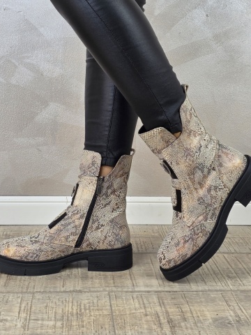 Ghete casual dama MANOS.RO piele naturala GD2332