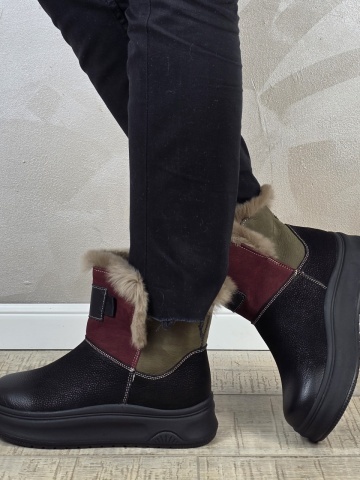 GHETE dama casual FRANCO GERARDO piele naturala GD2422