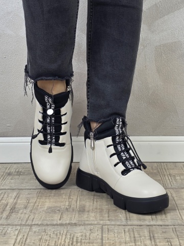 MANOS.RO Ghete dama casual sport piele naturala Filippo GS017 - Img 2