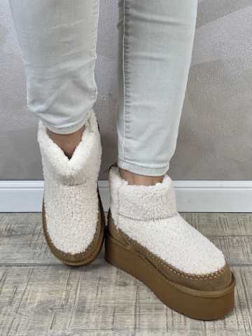 MANOS.RO Ghete dama piele naturala Water Repellent ANA VIOTTI GD2441 - Img 2