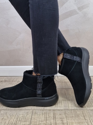 MANOS.RO Ghete dama Skechers 144850 BBK - Img 3