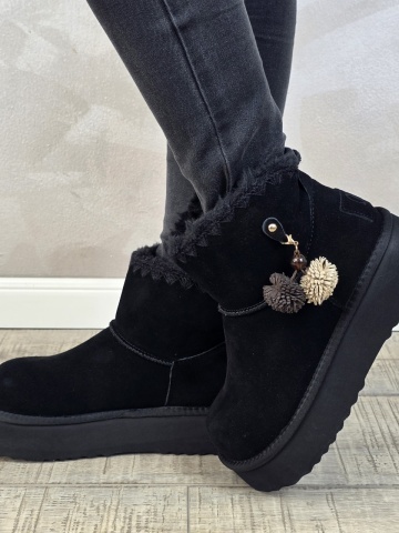 MANOS.RO Ghete/Pantofi dama piele naturala Water Repellent ANA VIOTTI GD2626 - Img 4