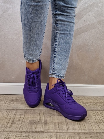 MANOS.RO Pantofi dama sport Skechers® Uno 73667 PUR - Img 11