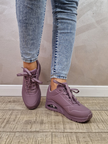 MANOS.RO Pantofi dama sport Skechers® Uno 73690 DKMV - Img 3