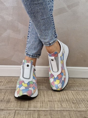 Pantofi casual/sport dama MANOS.RO piele naturala PC2196 - Img 2