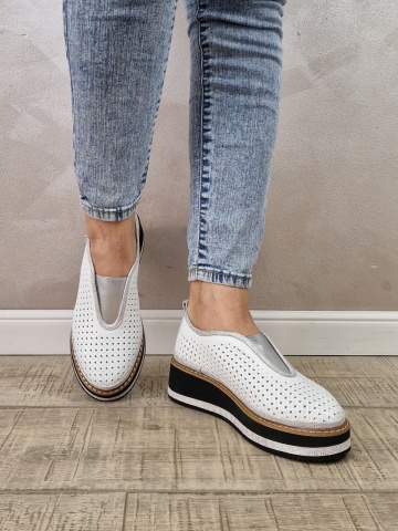 Pantofi casual/sport dama MANOS.RO piele naturala PC2210 - Img 3