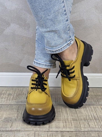 Pantofi dama casual FORMAZIONE piele naturala PC2343 - Img 2