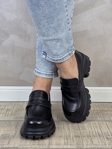 Pantofi dama casual FORMAZIONE piele naturala PC2362 - Img 3