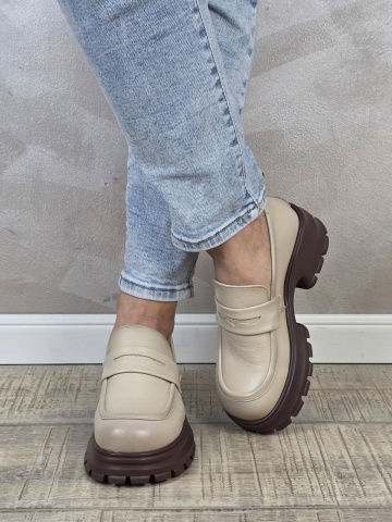 Pantofi dama casual FORMAZIONE piele naturala PC2364 - Img 2