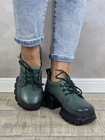 Pantofi dama casual FORMAZIONE piele naturala PC2447 - Img 4