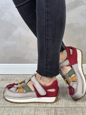Pantofi dama casual Formazione piele naturala PV2149 - Img 2