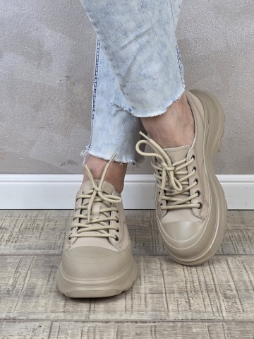 Pantofi dama casual Franco piele naturala PC2338 - Img 3