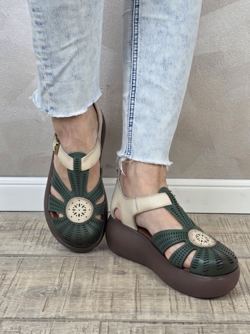 Pantofi dama casual Franco piele naturala PV2158 - Img 2