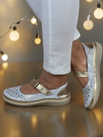 Pantofi dama MANOS.RO piele naturala PP430