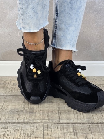 Pantofi dama sport FEELING piele naturala PS815 - Img 2