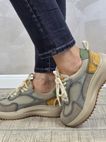 Pantofi dama sport FEELING piele naturala PS829