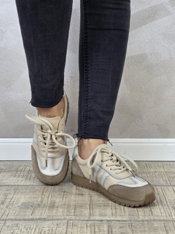 Pantofi dama sport FORMAZIONE piele naturala PS617 - Img 3