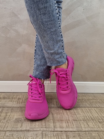 Pantofi dama sport Skechers® Bobs Squad Chaos 117346 HPK - Img 3