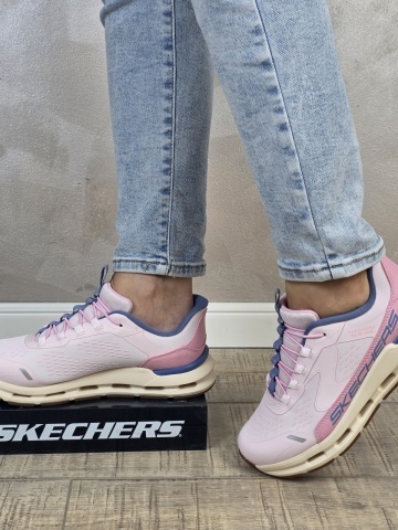 Pantofi dama sport Skechers®, GLIDE-STEP, din material textil 303654L LTPK