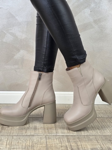 Botine/Ghete dama piele naturala MANOS.RO BT325