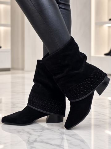 Botine/Ghete dama piele naturala MANOS.RO BT328