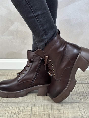 Botine/Ghete dama piele naturala MANOS.RO GD2589 - Img 2