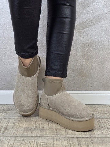 MANOS.RO Ghete dama piele naturala Water Repellent ANA VIOTTI GD2462 - Img 3
