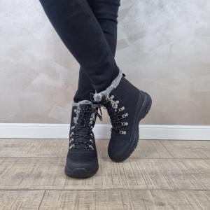 MANOS.RO Ghete dama Skechers 167283 BBK - Img 2