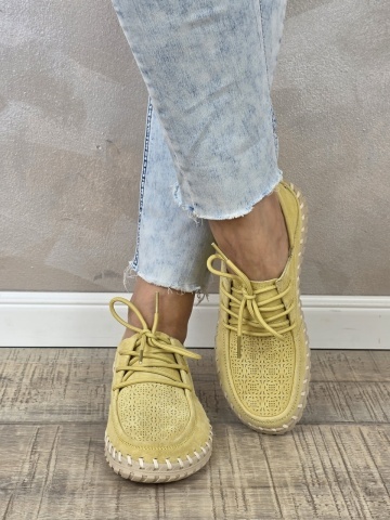 MANOS.RO Pantofi dama casual sport piele naturala FILIPPO PC2392 - Img 2