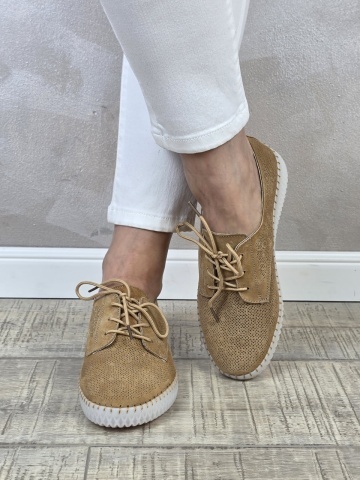 MANOS.RO Pantofi dama casual sport piele naturala FILIPPO PS747 - Img 2